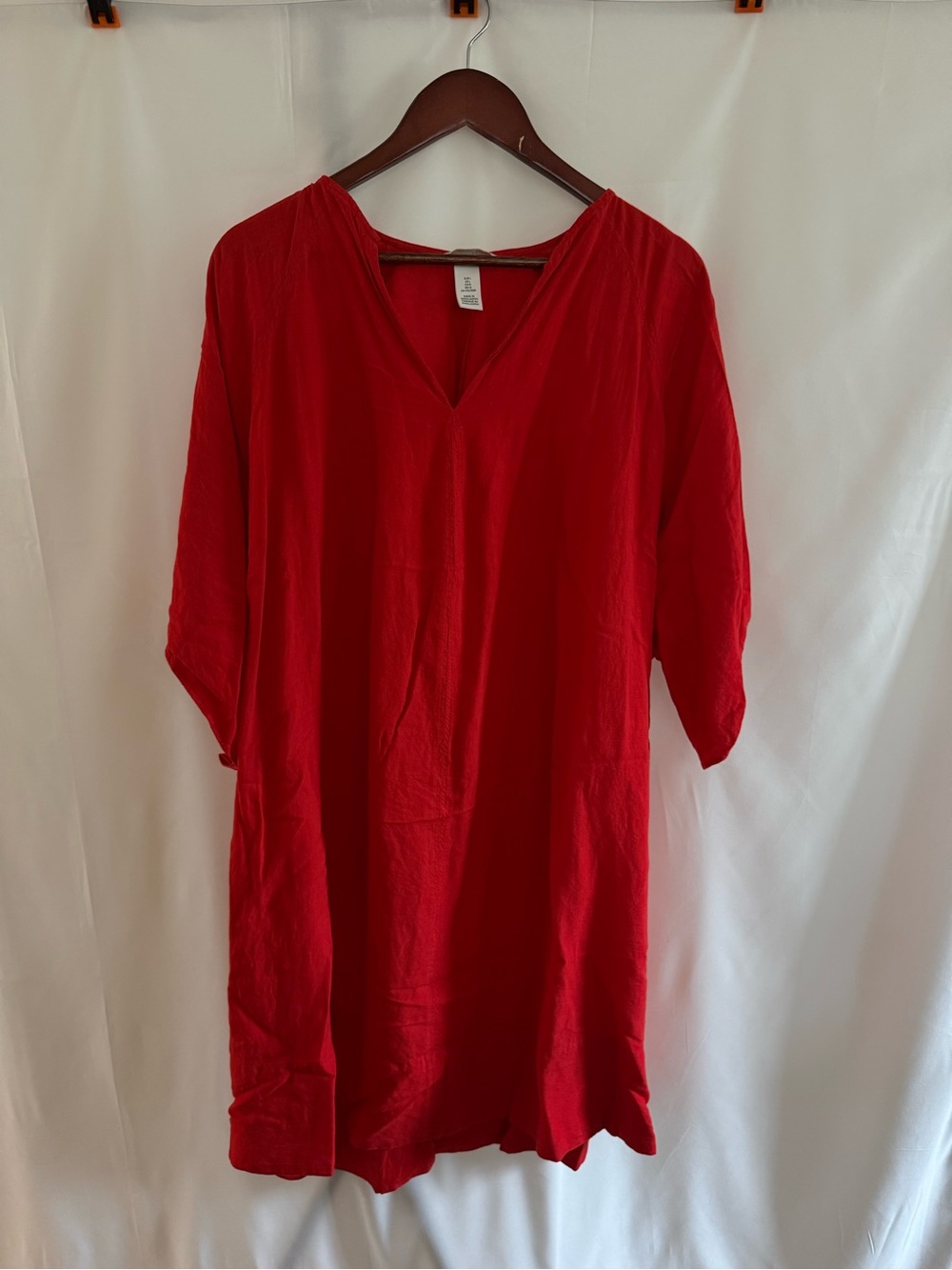 H&M Maternity Red V-Neck Dress